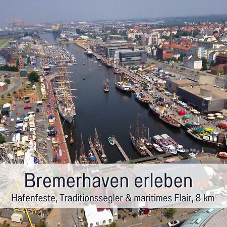"Lilie" In Geestland-Langen, Ideal Fuer Familien & Homeoffice - Wlan & Parkplatz - 3 Zimmer, Balkon - Nahe Bremerhaven ภายนอก รูปภาพ